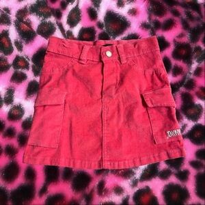 DKNY Vibrant Pink Mini Skirt